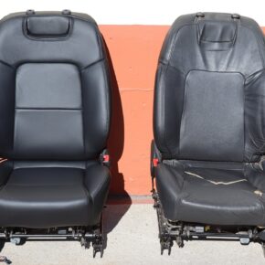 before and after seat reupholstery